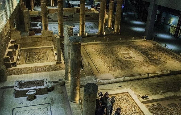 Dünyanın ilk ən böyük mozaika muzeyi - Fotolar