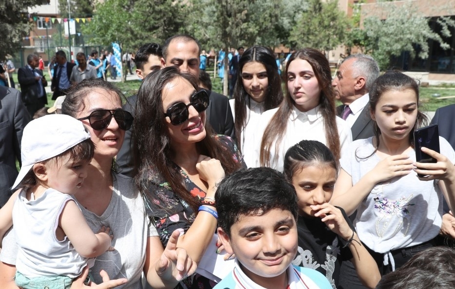 Leyla Əliyeva açılışda -  Fotolar