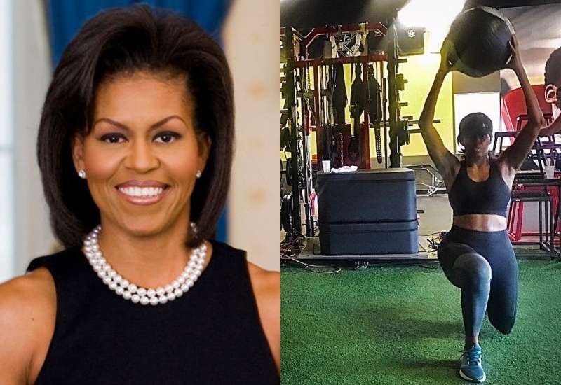 "First lady" fitnes salonunda - Foto