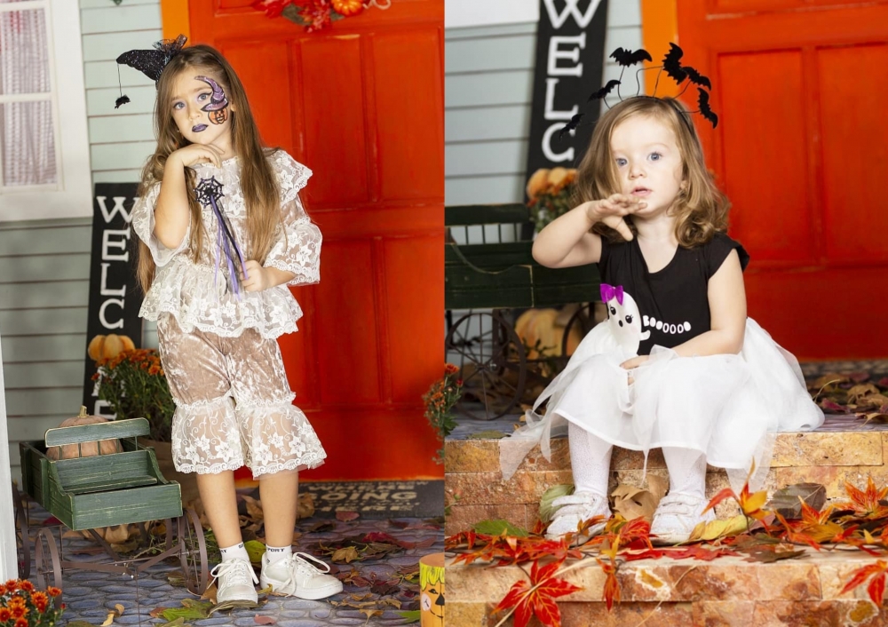 Emilin qızlarından "Halloween"  fotosessiyası