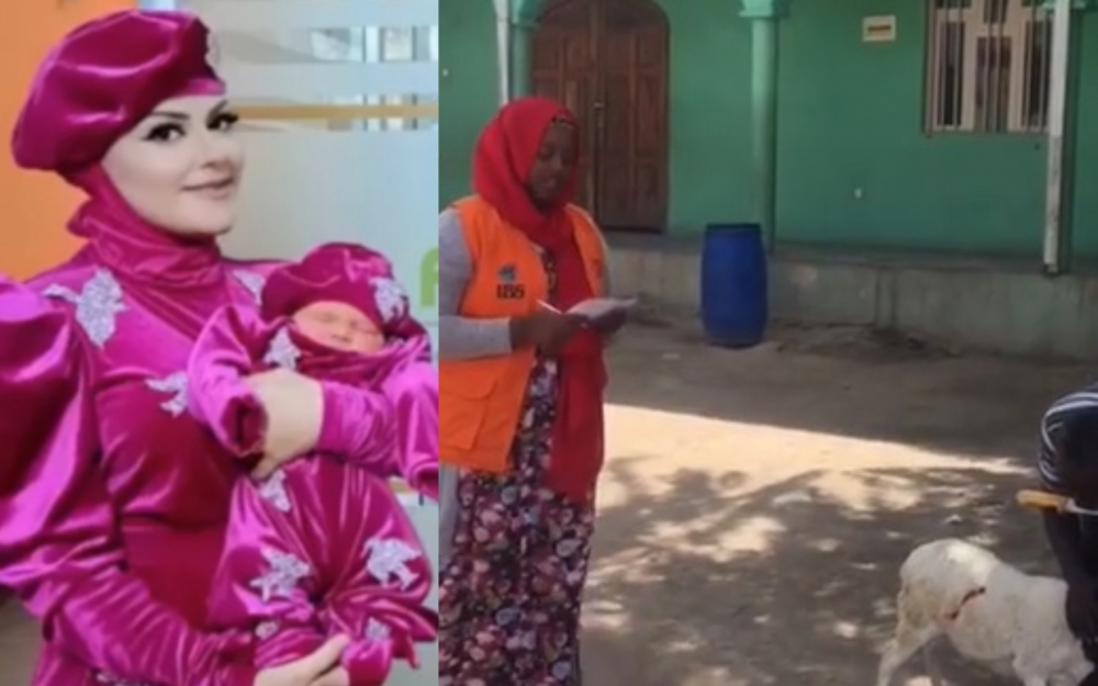 Xuraman övladı üçün Afrikada qurban kəsdirdi - Video