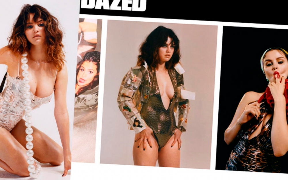 Selena Qomezdən yarıçılpaq fotosessiya