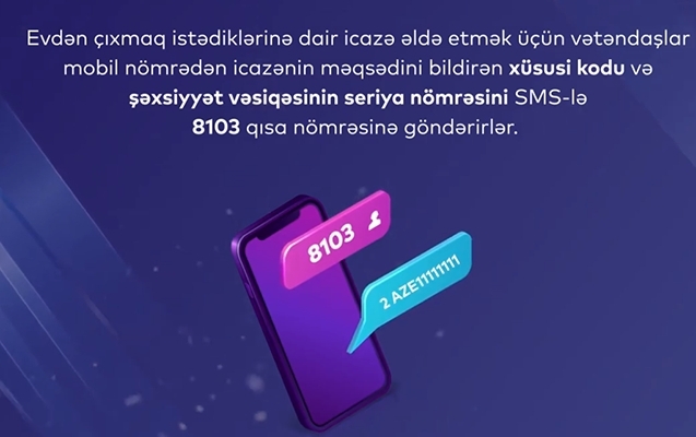 SMS-lə icazə almaq üçün -  Təlimat
