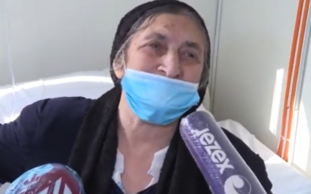 Bakıda 88 yaşlı qadın koronavirusa qalib gəldi -  Video