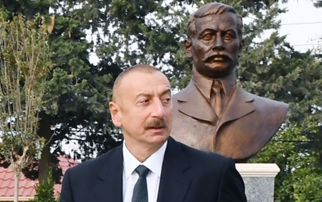 Prezident yeni parkın açılışında -  Fotolar