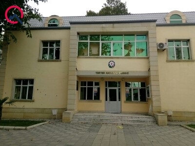 Düşmən Tərtərdə məhkəmə binasını vurdu -  Fotolar