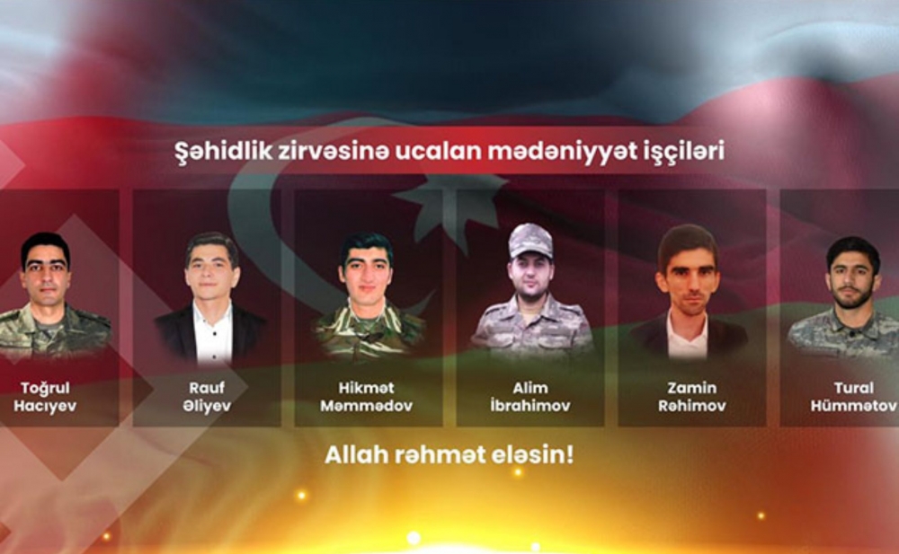 Şəhid olan mədəniyyət işçiləri... -  Fotolar