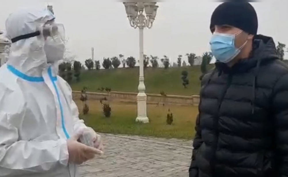 Karantin postunda koronavirus xəstələri saxlanıldı - Foto