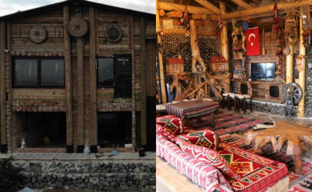 Virusdan qorunmaq üçün qalada yaşayır - Fotolar