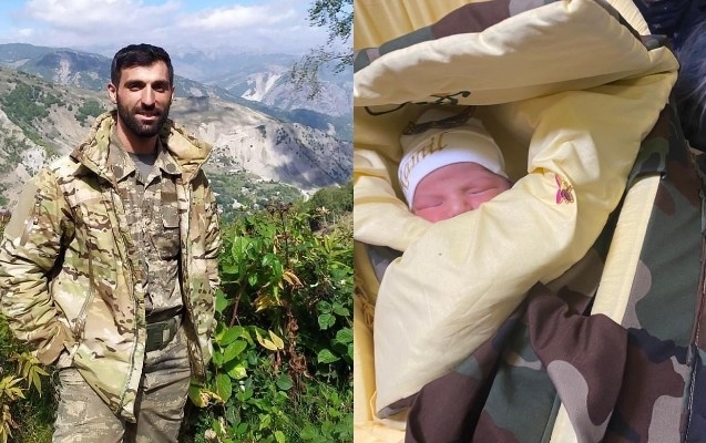 Daha bir şəhidimizin övladı dünyaya gəldi - Fotolar
