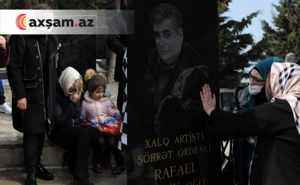 Yaxınları Rafael Dadaşovun məzarını ziyarət etdi - Fotolar