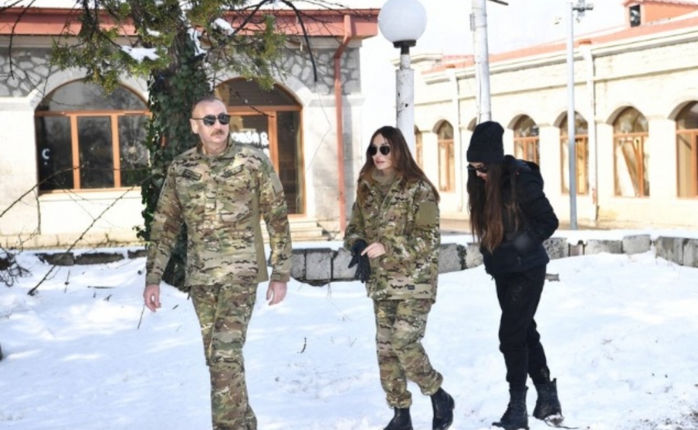 Prezident və birinci xanımın Şuşadan fotoları