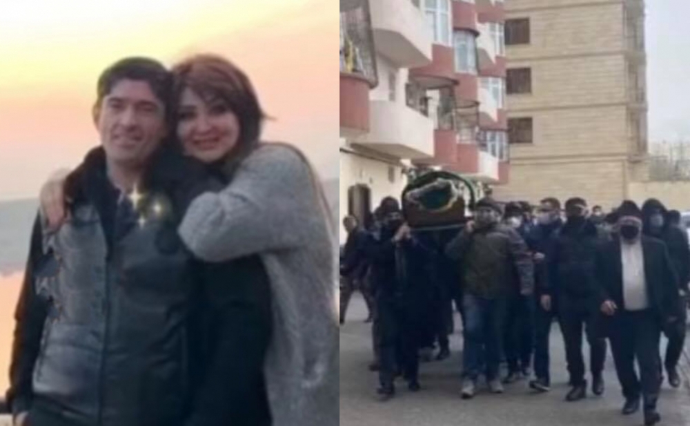 Nazpəri Dostəliyevanın oğlu dəfn olundu - Fotolar