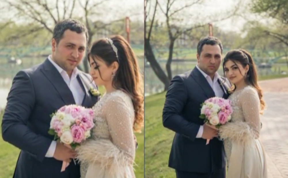 Pandemiyaya görə oğluna Moskvada toy etdi - Fotolar