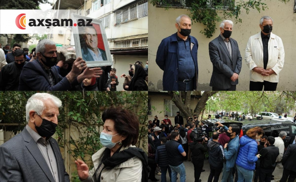Sənət dostları Arif Quliyevi son mənzilə yola saldı - Fotolar