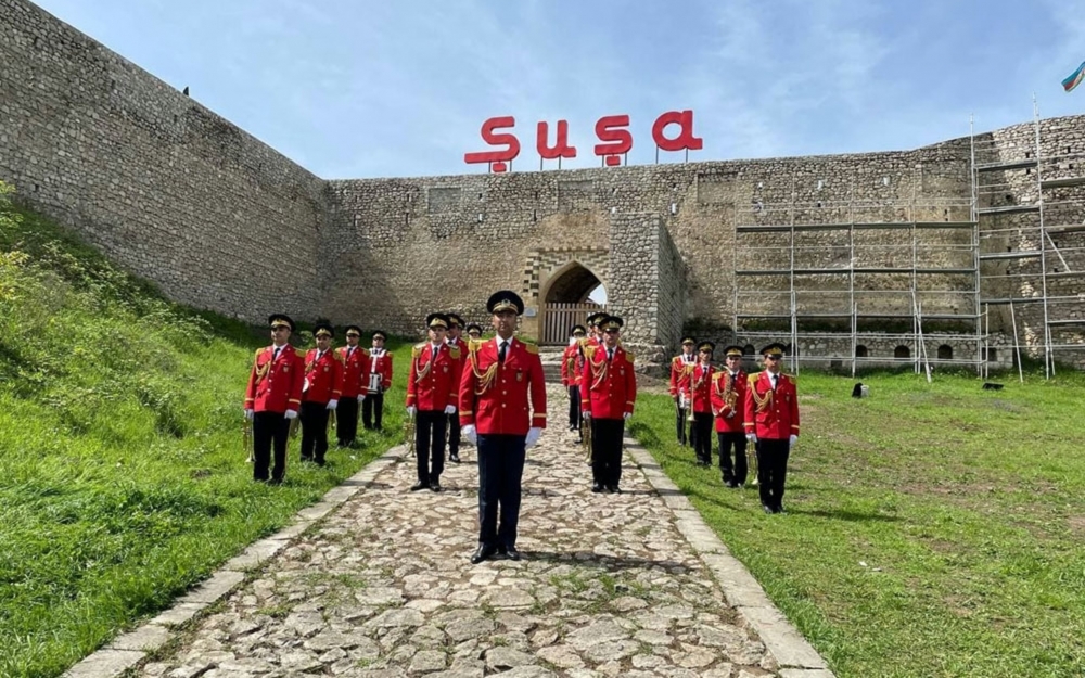 Şuşada Qələbə Günü qeyd olundu - Fotolar