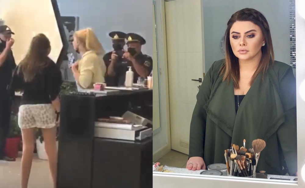 Cinsi azlıq Nigar İbrahimovanın salonuna hücum etdi - Video