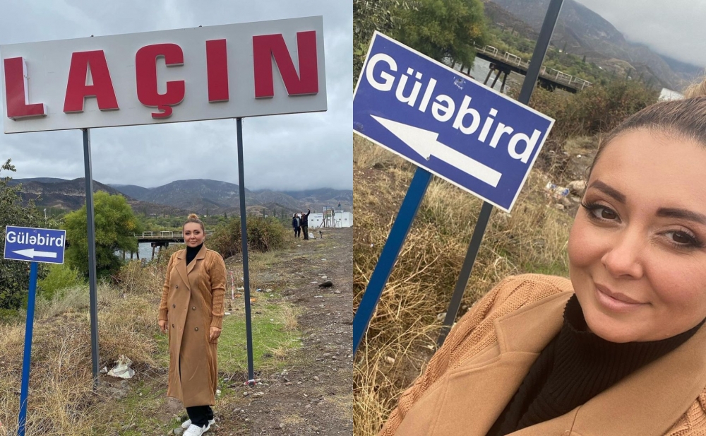 Lalə Azərtaş bu dəfə Laçını gəzdi - Fotolar