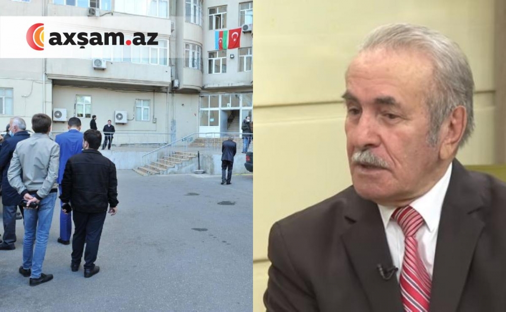 Canəli Əkbərovla vida mərasimi keçirilir - Fotolar