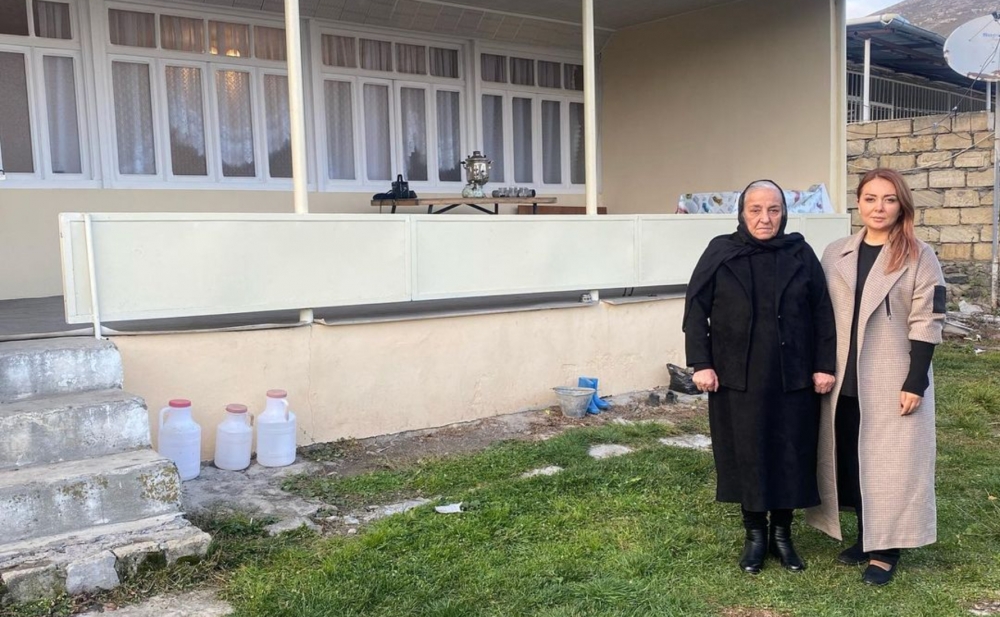 Polad Həşimovun Daşkəsəndəki evinə getdilər - Fotolar