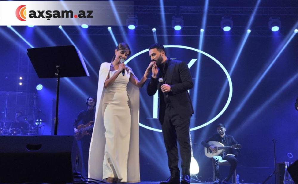 Leyla Quliyeva Zamiqlə duet oxudu - Video+Fotolar