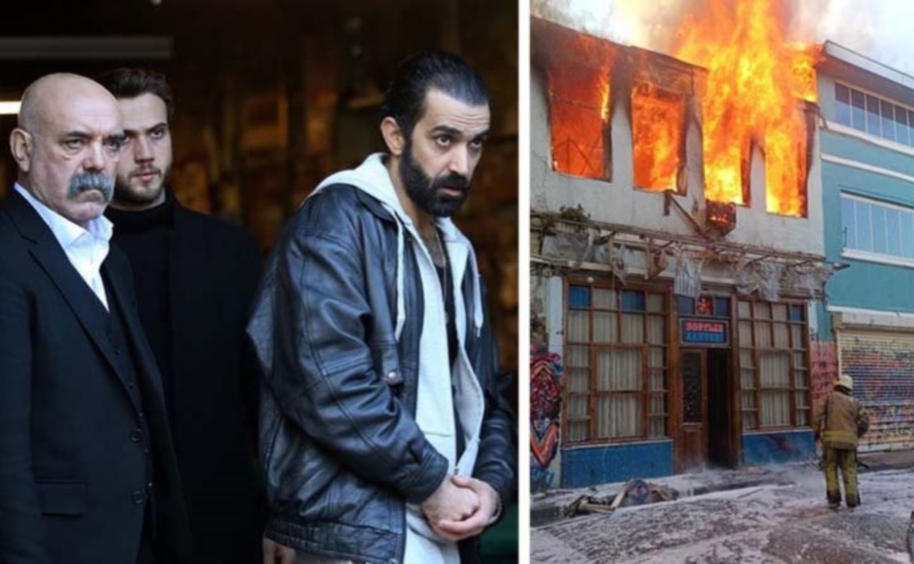"Çukur"un çəkildiyi kafe yandı