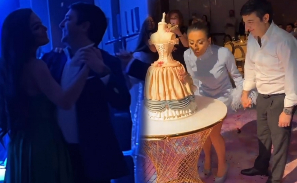 Anar Məmmədov xanımına ad günü etdi - Video+Fotolar