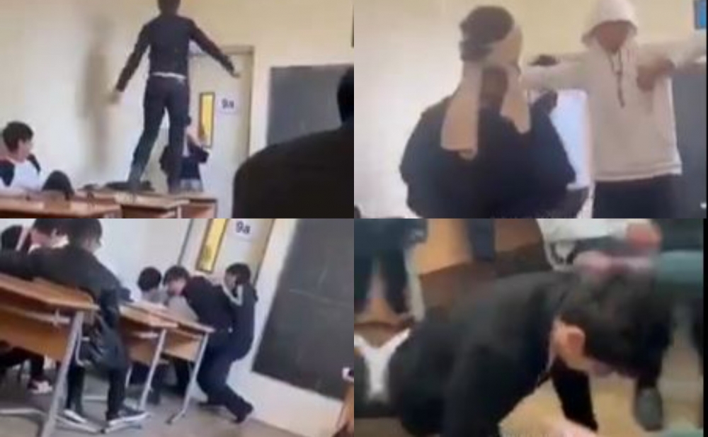 Məktəbdə yayılan görüntülərlə bağlı araşdırmaya başlanılıb - Video