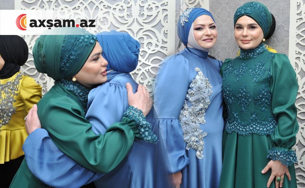 Fərqanə Qasımova qudası ilə - Fotolar