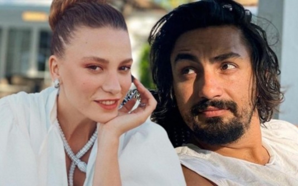 Serenayla sevgilisinin səmimi görüntüsü