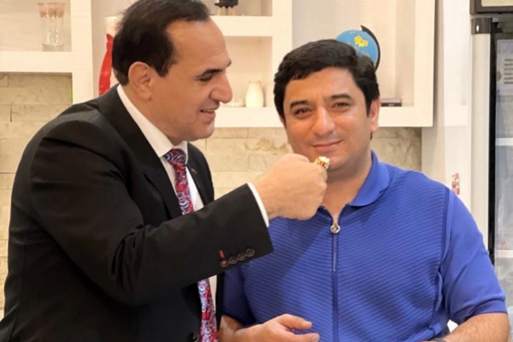 Manaf Ağayevlə Füzulidə “AA” seriyalı maşını sürən kimdir? - Fotolar