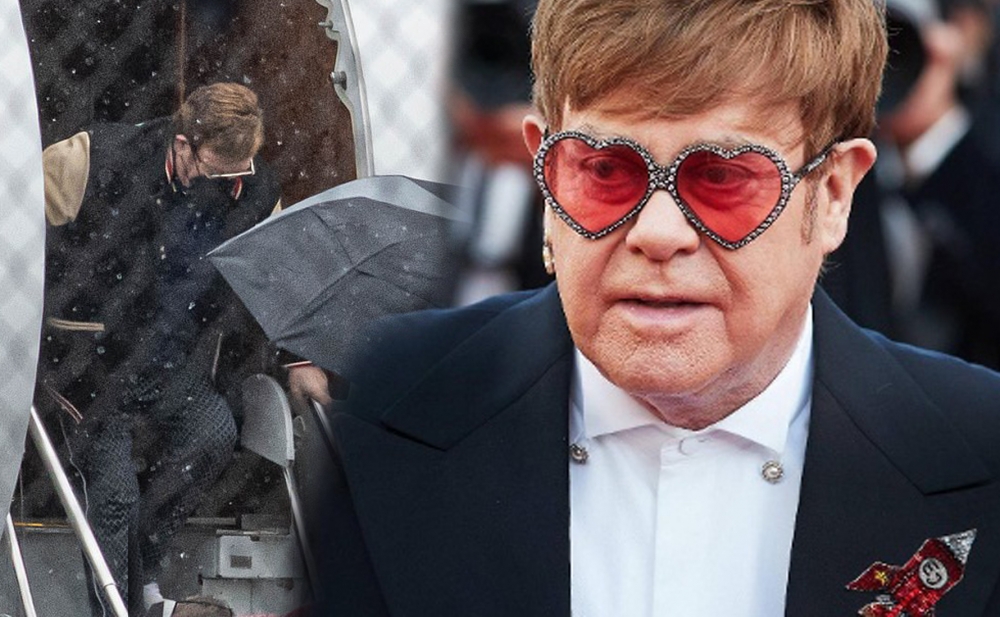 Elton Conun olduğu təyyarə təcili eniş etməli oldu - Foto