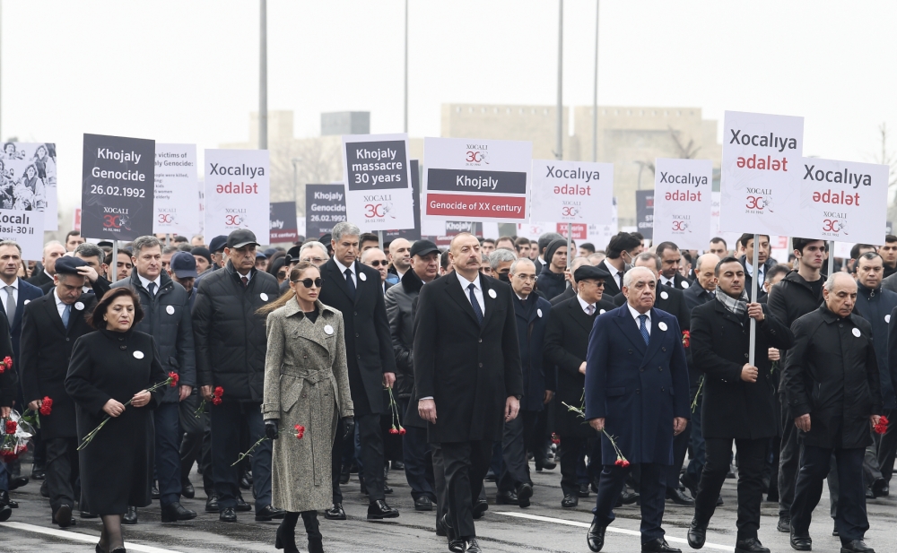 Bu gün Bakıda olan yürüşdən  - Fotolar