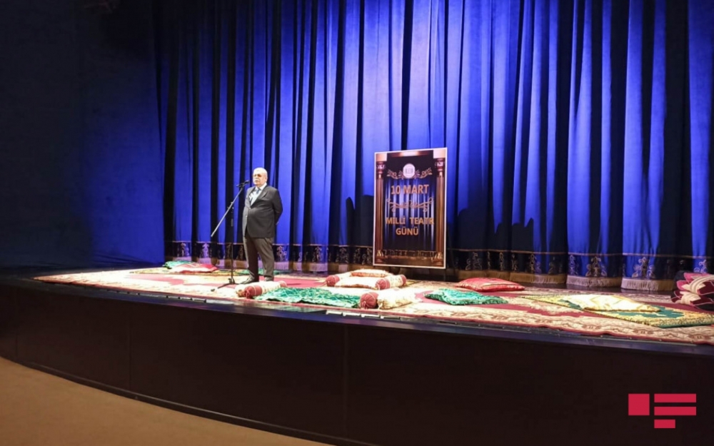 Milli Teatr Günü ilə bağlı tədbir keçirildi - Fotolar