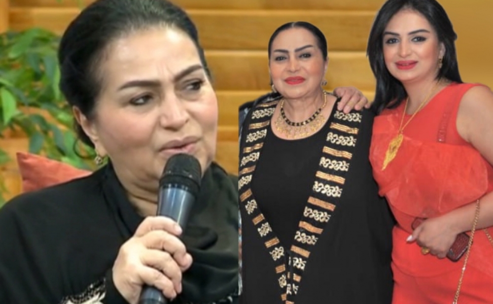 Firuzə İbadova qızı Hülya ilə - Fotolar