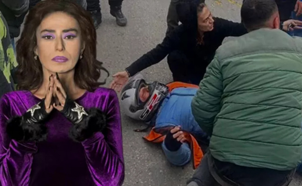 Tilbe avtomobillə motosiklet sürücüsünü vurdu - Foto
