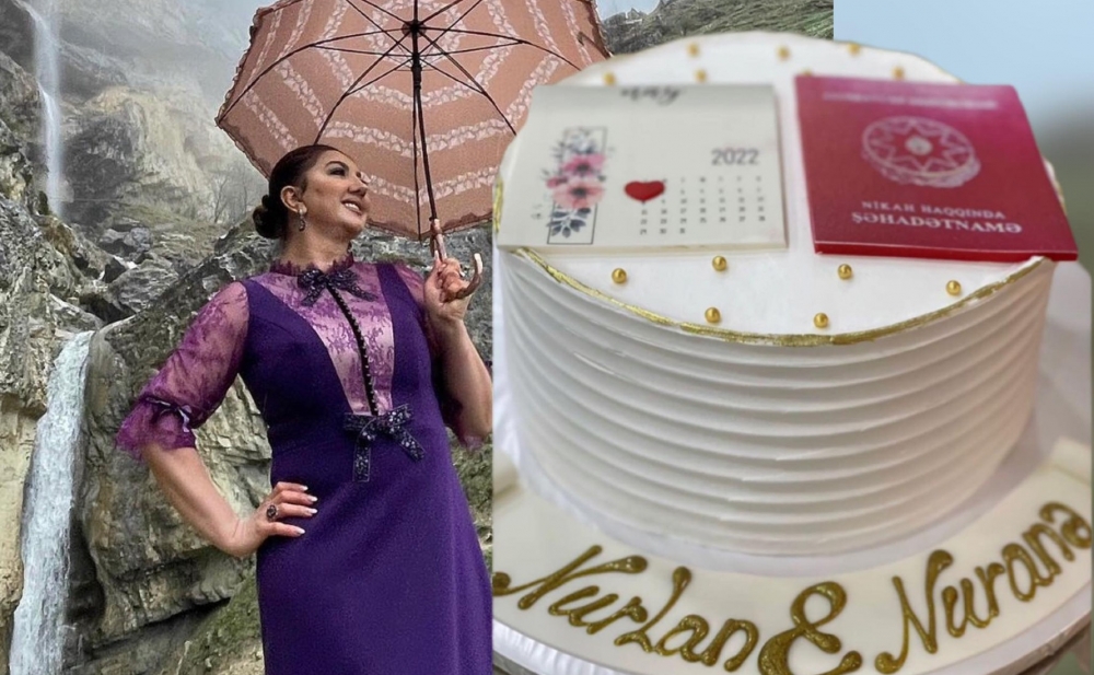 Nazilə Səfərli oğlunun nikah mərasimini dağın ətəyində etdi - Video+Fotolar
