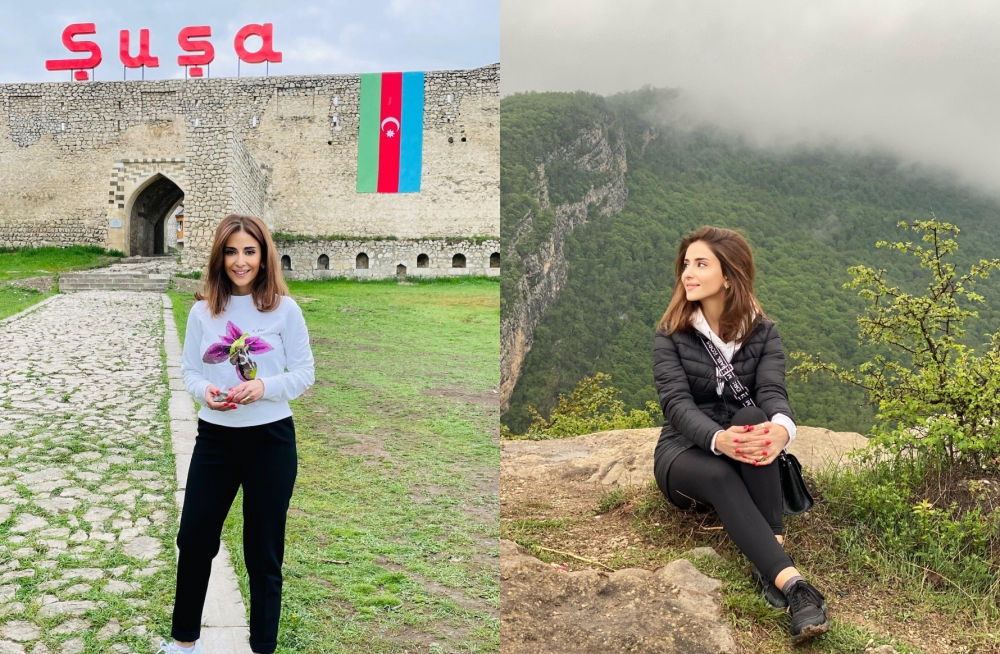 Leyla Quliyeva Şuşada: "Hər dəfə bir başqa cür dəyişir"
