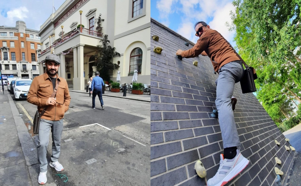 Əməkdar artistin London gəzintisi - Fotolar