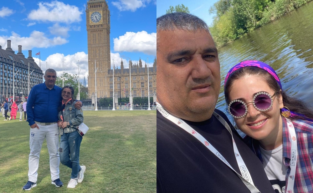 Elnarənin həyat yoldaşı ilə London gəzintisi - Fotolar