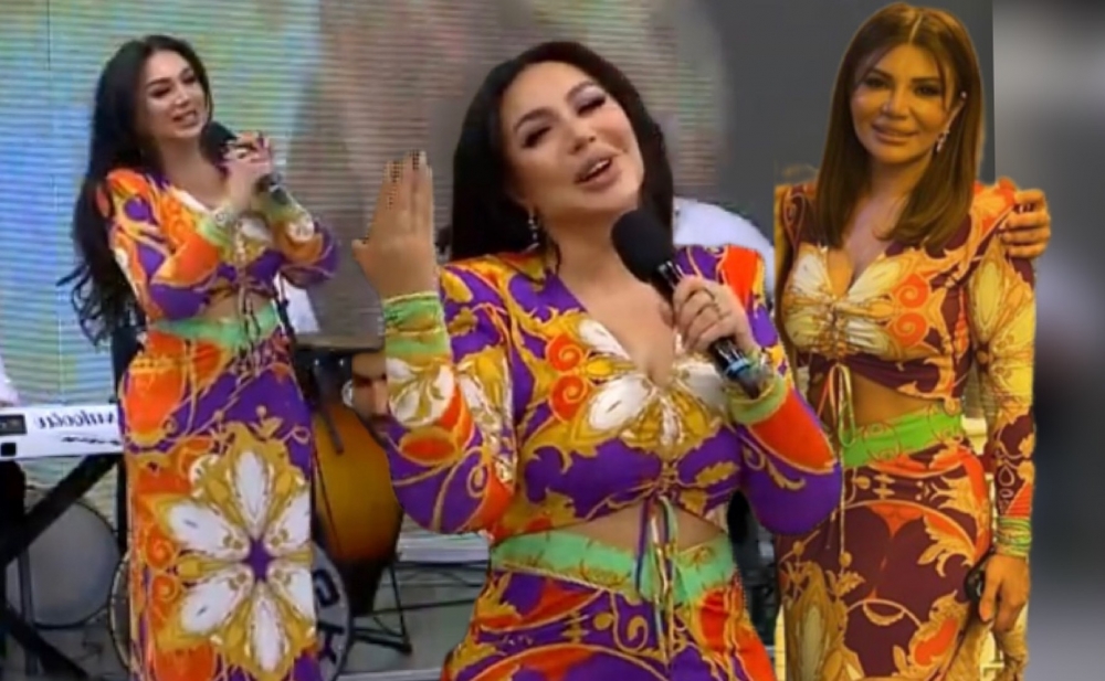 Lətifə və Afaq eyni libasda - Fotolar