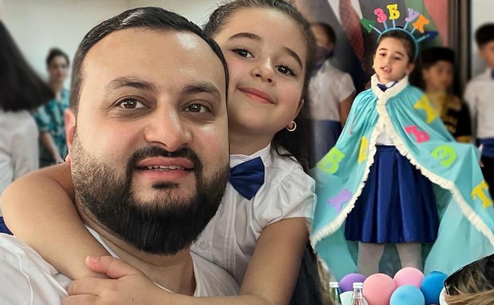 Nazimin qızı birinci sinfi bitirdi - Fotolar