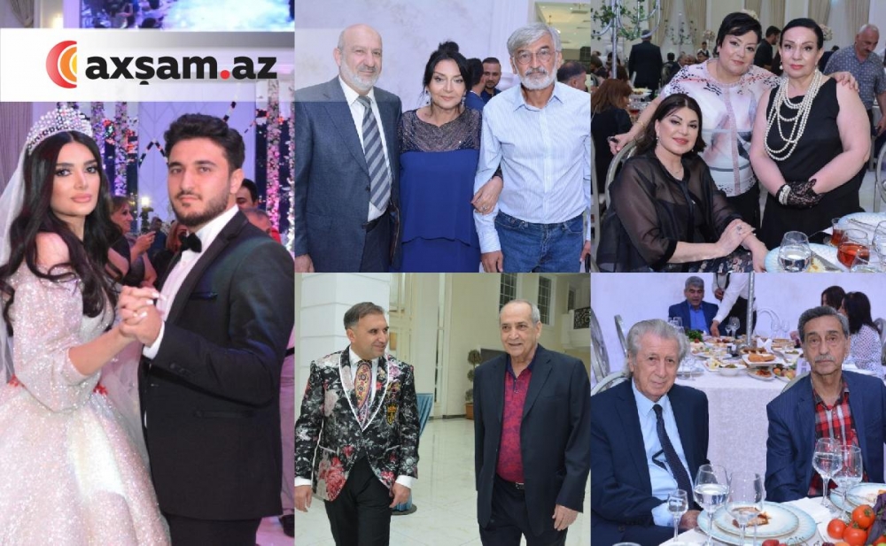 Həmidə Ömərovanın oğlunun toyuna kimlər gəldi? - Fotolar