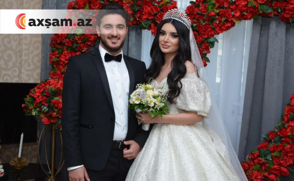 Xalq artistinin oğlu və gəlini - Fotolar