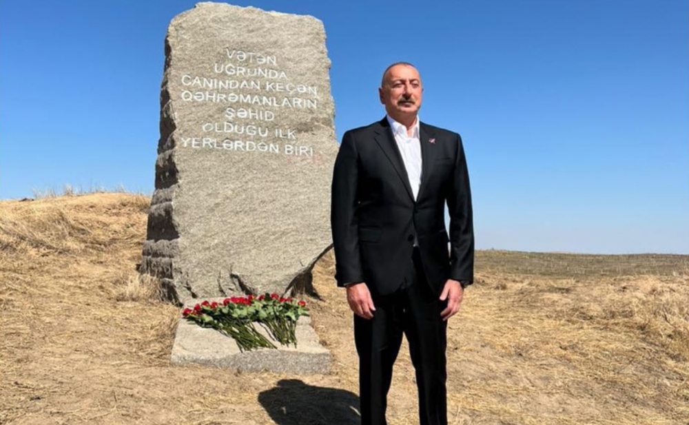 Prezidentlə xanımı Füzulidə - Fotolar