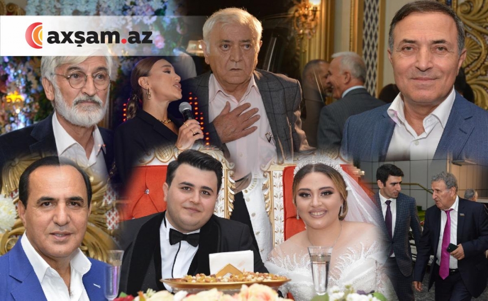 Almaxanımın toyuna kimlər gəldi? - Fotolar