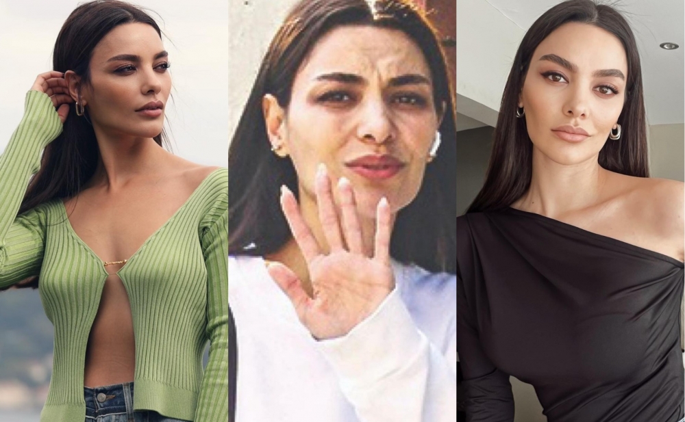 Hazaldan makiyajsız fotolarının çəkilməsinə reaksiya