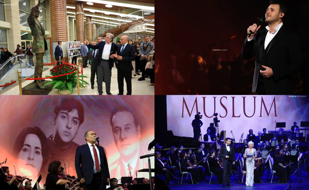 Müslüm Maqomayevin 80 illik yubileyinə həsr olunan gecədən - Fotolar