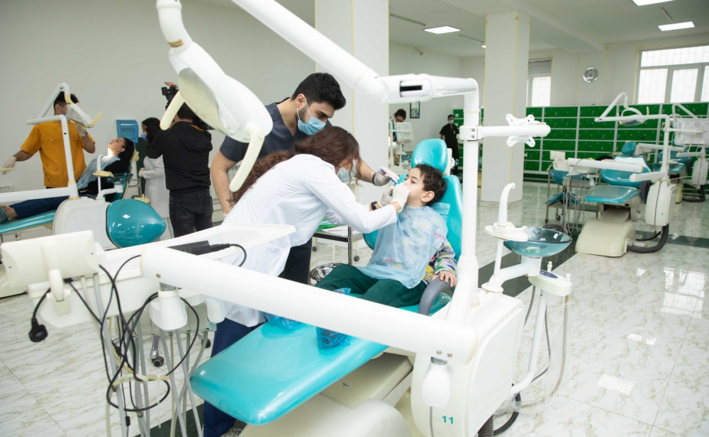 ATU-nun Stomatoloji Klinikasında şəhid və qazi ailələri üçün aksiya keçirilir