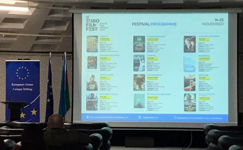Bakıda 12-ci Avropa Film Festivalı başladı - Fotolar